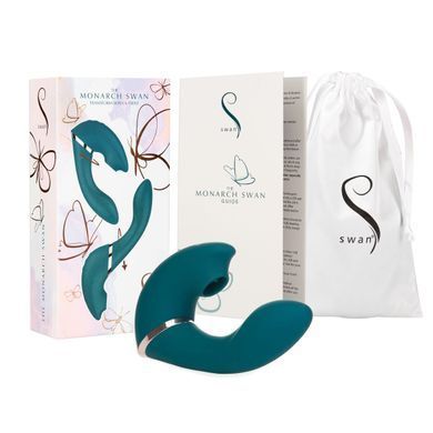 Вакуумный вибратор Swan The Monarch Swan Teal SO8905 фото