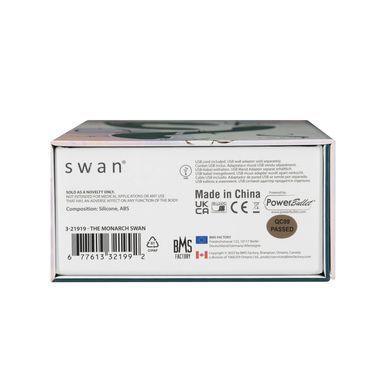 Вакуумный вибратор Swan The Monarch Swan Teal SO8905 фото