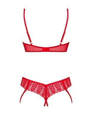 Комплект Obsessive Ingridia 2-pcs crotchless set XL/2XL SO9033 фото