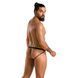 Чоловічі відкриті сліпи Passion 034 Open Luke L/XL Black, екошкіра SO7573 фото 4