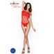 Бодистокинг Passion BS035 red, боди, имитация топа и трусиков PBS035R фото 5