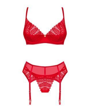Комплект Obsessive Ingridia 3-pcs set XS/S SO9034 фото