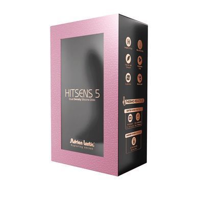 Дилдо з присоскою Adrien Lastic Hitsens 5 Black, відмінно для страпона, діаметр 2,4 см, довжина 13 с AD24059 фото