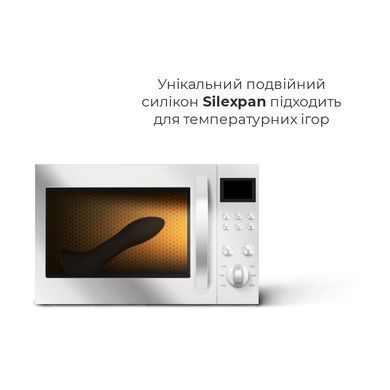 Дилдо з присоскою Adrien Lastic Hitsens 5 Black, відмінно для страпона, діаметр 2,4 см, довжина 13 с AD24059 фото