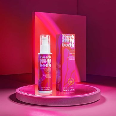 Массажный гель и смазка 2-в-1 Love To Love TOUCH MY BODY Ylang-Ylang (100 мл) увлажняющий SO2700 фото
