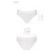 Трусики з прозорою вставкою Passion PS006 PANTIES white, size M SO4236 фото 4