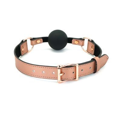 Кляп Liebe Seele Rose Gold Memory Ball Gag SO9493 фото Кляп Liebe Seele Rose Gold Memory Ball Gag SO9493 фото