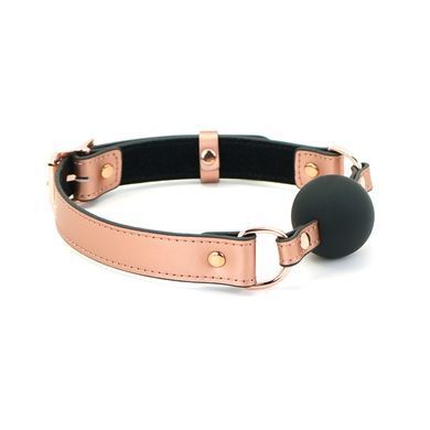 Кляп Liebe Seele Rose Gold Memory Ball Gag SO9493 фото Кляп Liebe Seele Rose Gold Memory Ball Gag SO9493 фото