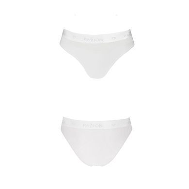 Трусики с прозрачной вставкой Passion PS006 PANTIES white, size XL SO4238 фото