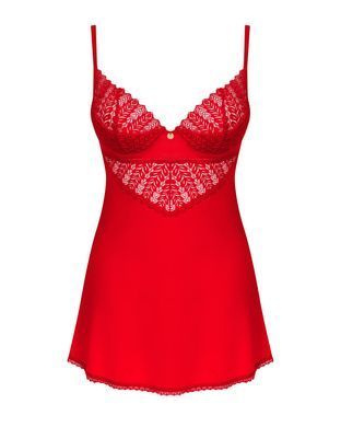 Пеньюар Obsessive Ingridia chemise & thong M/L SO9037 фото