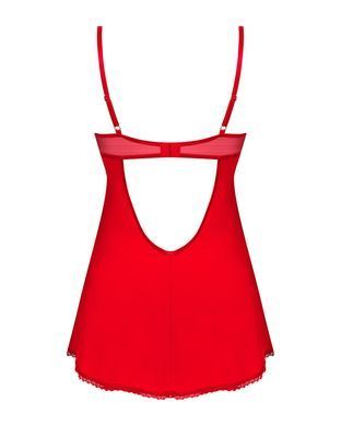 Пеньюар Obsessive Ingridia chemise & thong M/L SO9037 фото