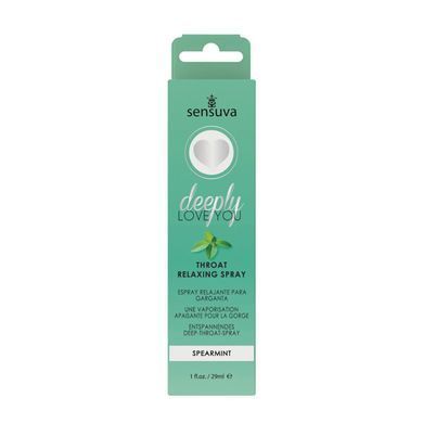 Спрей для минета Sensuva Deeply Love You Spearmint (29 мл), для глубокого минета SO7832 фото