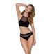 Спортивный топ с прозрачной вставкой Passion PS006 TOP black, size L SO4239 фото 3