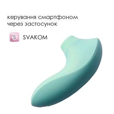 Вакуумный стимулятор Svakom Pulse Lite Neo Seafoam Blue, управляется со смартфона SO7324 фото