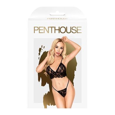Комплект браллет и стринги Penthouse - Double Spice Black L/XL SO5244 фото
