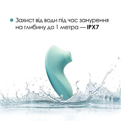 Вакуумный стимулятор Svakom Pulse Lite Neo Seafoam Blue, управляется со смартфона SO7324 фото