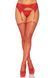 Пояс для панчіх Leg Avenue Rhinestone garterbelt Red One Size SO9139 фото 1