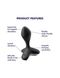 Анальная пробка с вибрацией Satisfyer Game Changer Black SO6103 фото 4