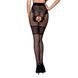 Колготки с открытым доступом, ажурные трусики и подвязки TIOPEN 013 black 3/4 (20/40 den) &mdash; Passion SO5817 фото 2