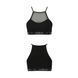 Спортивний топ з прозорою вставкою Passion PS006 TOP black, size M SO4240 фото 5