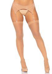 Пояс для чулок Leg Avenue Rhinestone garterbelt Nude One Size SO9140 фото