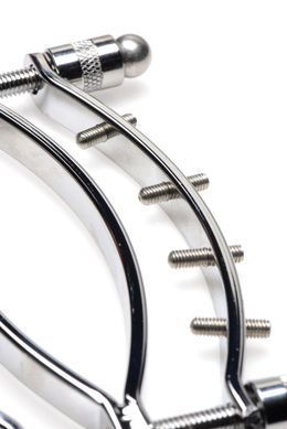 Затискач для статевих губ Master Series Spread'Em Poker Vagina Clamp with Adjustable Pressure Screws SO8798 фото