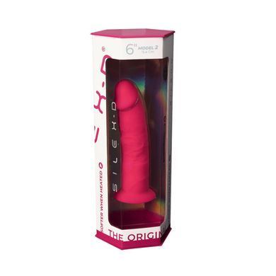 Фаллоимитатор SilexD Robby Pink (MODEL 2 size 6in), двухслойный, силикон+Silexpan, диаметр 3,5см SO3149 фото