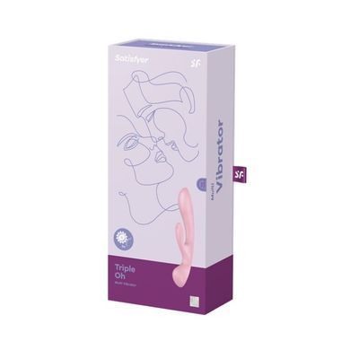 Вибратор-кролик Satisfyer Triple Oh Pink SO7780 фото