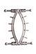 Затискач для статевих губ Master Series Spread'Em Poker Vagina Clamp with Adjustable Pressure Screws SO8798 фото 1