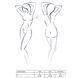 Комплект белья GIANA BIKINI white L/XL Passion: полупрозрачные лиф и трусики с бантиками EL15104 фото 3