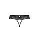 Мереживні стрінги з доступом Senia Thong black S/M - Passion SO5380 фото 6