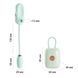 Вакуумний кліторальний стимулятор Otouch Louis Vibrate Teal з вібрацією SO9429 фото 2
