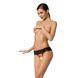 Мереживні стрінги з доступом Senia Thong black S/M - Passion SO5380 фото 1