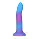 Светящийся в темноте фаллоимитатор ADDICTION Rave 8&Prime; Glow in the Dark Dildo Blue Purple, 20,3 см SO6851 фото 1