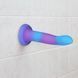 Светящийся в темноте фаллоимитатор ADDICTION Rave 8&Prime; Glow in the Dark Dildo Blue Purple, 20,3 см SO6851 фото 5