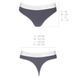 Спортивні трусики-стрінги Passion PS007 PANTIES dark grey, size L SO4247 фото 3