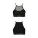 Спортивный топ с прозрачной вставкой Passion PS006 TOP black, size XL SO4242 фото 5