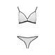 Комплект білизни ORIHIME SET white XXL/XXXL - Passion: стрепи: ліф і трусики EL16409 фото 3
