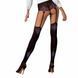 Колготки з ефектом панчох на підв'язках Passion TI112 nero-violet 3/4 (60/20 den) SO4292 фото 1