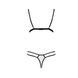 Комплект білизни ORIHIME SET white XXL/XXXL - Passion: стрепи: ліф і трусики EL16409 фото 4