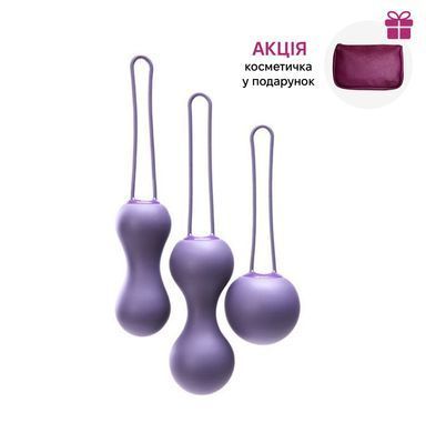 Набор вагинальных шариков Je Joue - Ami Purple, диаметр 3,8-3,3-2,7см, вес 54-71-100гр SO3042 фото