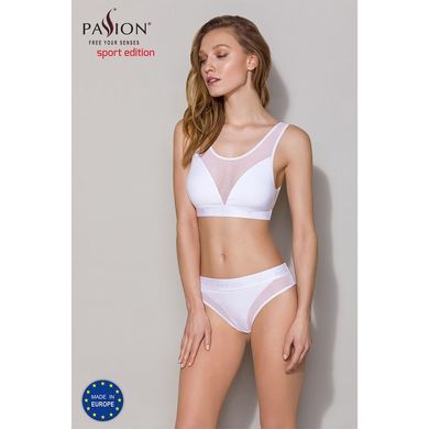 Трусики с прозрачной вставкой Passion PS002 PANTIES white, size XL SO4198 фото