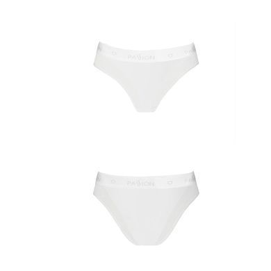 Трусики с прозрачной вставкой Passion PS002 PANTIES white, size XL SO4198 фото