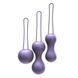 Набор вагинальных шариков Je Joue - Ami Purple, диаметр 3,8-3,3-2,7см, вес 54-71-100гр SO3042 фото 4