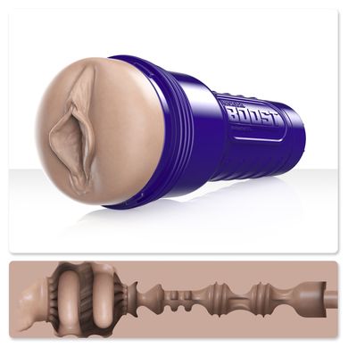 Мастурбатор-вагіна Fleshlight Boost Bang, плавні кільця Turbo Tech SO8155 фото