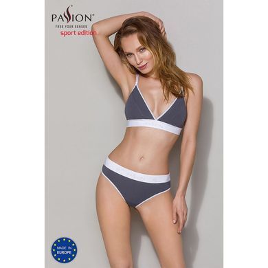 Спортивні трусики-стрінги Passion PS007 PANTIES dark grey, size S SO4249 фото