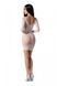 Полупрозрачное мини-платье Passion BS101 One Size, white, рукава-митенки SO8946 фото 2