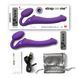 Безремневой страпон с вибрацией Strap-On-Me Vibrating Violet M диаметр 3,3см, пульт ДУ, регулируемый SO3825 фото 7