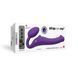 Безремневой страпон с вибрацией Strap-On-Me Vibrating Violet M диаметр 3,3см, пульт ДУ, регулируемый SO3825 фото 8