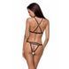 Трусики-стринги из стреп Kelis Thong black XXL/XXXL &mdash; Passion Exclusive SO6415 фото 2